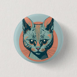 retro cat 5 ronde button 3,2 cm