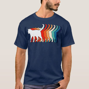 Retro Cat 70s 80s Funny Cat 1 T-shirt