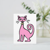 Retro Cat Briefkaart (Staand voorkant)