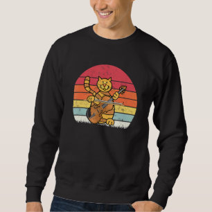 Retro Cat Cello Music Cat Plays Cello Trui