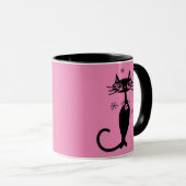 RETRO CAT COFFEE MUGS MOK (Voorkant rechts)