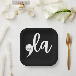 Retro Cat Comma La Kamala Harris 2024 Verkiezingen Papieren Bordje