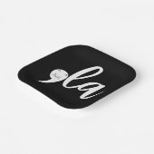 Retro Cat Comma La Kamala Harris 2024 Verkiezingen Papieren Bordje (Gebogen)