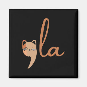 Retro Cat Comma La Kamala Harris voor President 20 Magneet