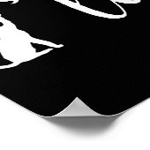 Retro Cat Comma La Kamala Harris voor President 20 Poster (Hoek)