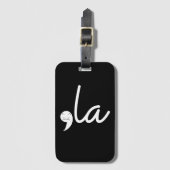 Retro Cat Comma La Kamala Harris voor President 24 Bagagelabel (Voorkant (verticaal))