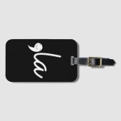 Retro Cat Comma La Kamala Harris voor President 24 Bagagelabel (Voorkant (horizontaal))