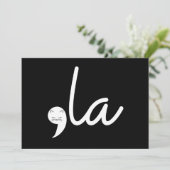 Retro Cat Comma La Kamala Harris voor President 24 Kaart (Staand voorkant)