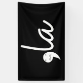 Retro Cat Comma La Kamala Harris voor President 24 Spandoek (Verticaal)