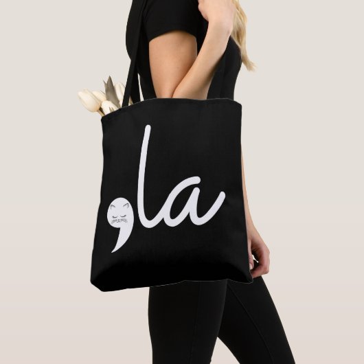 Retro Cat Comma La Kamala Harris voor President 24 Tote Bag (Dichtbij)