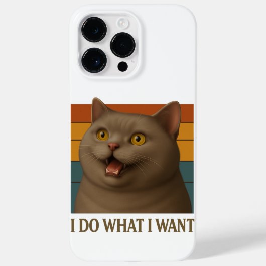 Retro Cat Houding Case-Mate iPhone Case (Achterkant)