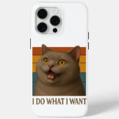 Retro Cat Houding Case-Mate iPhone Case (Achterkant)