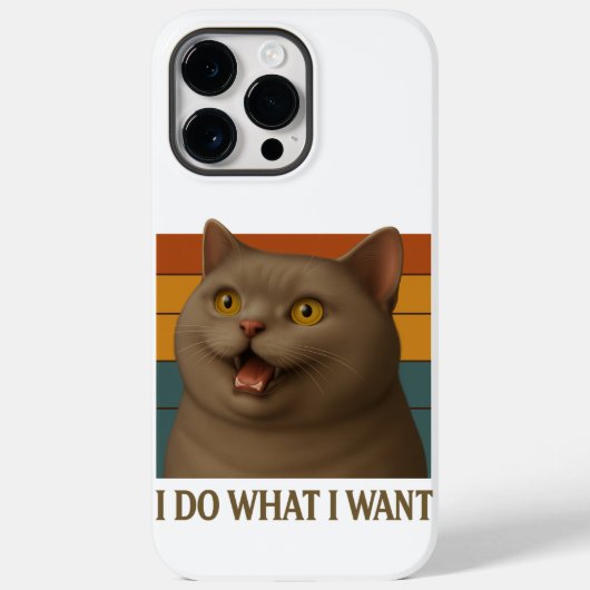 Retro Cat Houding Case-Mate iPhone Case (Achterkant)