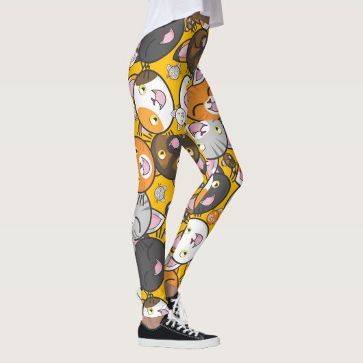 Retro Cat Leggings (Rechts)