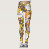 Retro Cat Leggings (Voorkant)