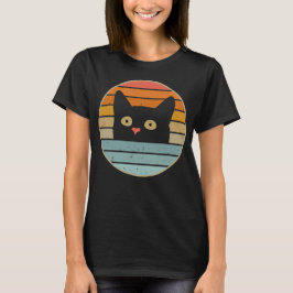 Retro Cat Lover Grappig Schattige Kat T-shirt