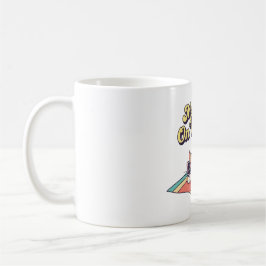 Retro Cat Mentally Checked Out White Mug Koffiemok