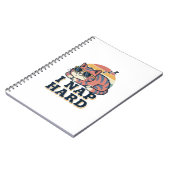 Retro Cat Nap Quote Lined Notebook Notitieboek (Linkerzijde)