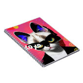 Retro Cat | Notitieboek Journal (Rechterzijde)