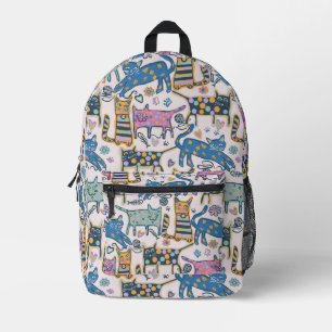 Retro CAT-ontwerp Bedrukte Rugzak