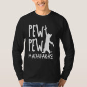 Retro Cat Pew Pew Madafakas   Crazy Kitten Cats   T-shirt (Voorkant)
