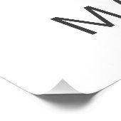  Retro Cat Relaxing Hangmat Cocktail Trendy Perfect Poster (Hoek)