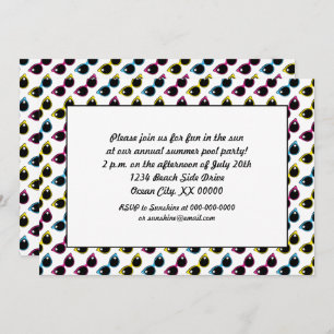 Retro Cat Sunbril Pattern Kaart