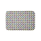 Retro Cat Sunglazen Patroon Badmat (Voorkant)