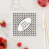 Retro Cat Sunglazen Patroon Servetten (Insitu)