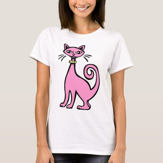Retro Cat T-shirt (Voorkant)