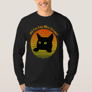 Retro Cat zei je dat Mice Cam T-shirt