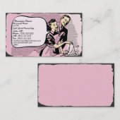 Retro  Catering Restaurant Visitekaartje (Voorkant / Achterkant)