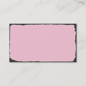 Retro  Catering Restaurant Visitekaartje (Achterkant)