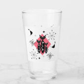 Retro Cats Atomic Starburst Moderne Middeleeuw Glas (Achterkant)