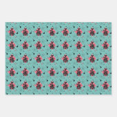 Retro Cats Atomic Starburst Moderne Middeleeuw Inpakpapier Vel (Voorkant 3)