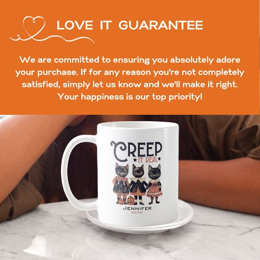 Retro Cats Creep It Echte Halloween Koffiemok