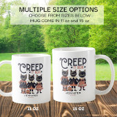 Retro Cats Creep It Echte Halloween Koffiemok