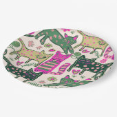 Retro Cats Design Papieren Bordje (Gekanteld)