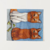 Retro Cats MIx Wandkleed (Voorkant (horizontaal))