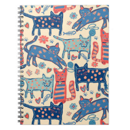 Retro Cats Notitieboek