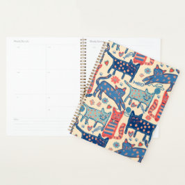 Retro Cats Planner