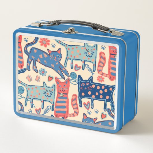 Retro Cats Print (Voorkant)