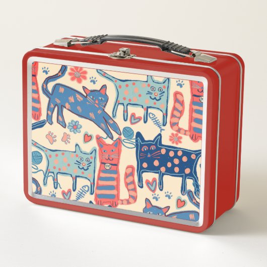 Retro Cats Print (Voorkant)