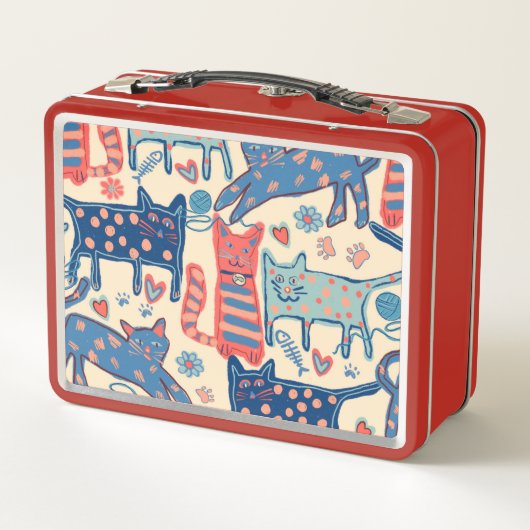 Retro Cats Print (Achterkant)