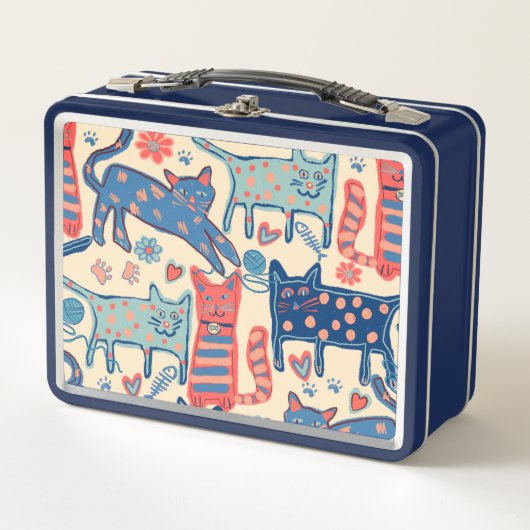 Retro Cats Print (Voorkant)