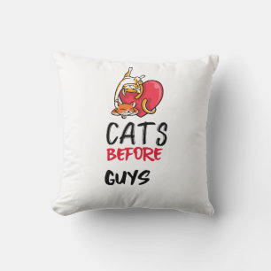 Retro Cats Voor Jongens Funny Cat Quote T-shirt Kussen