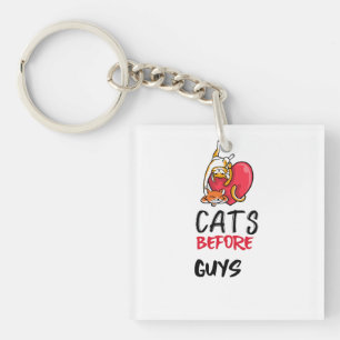 Retro Cats Voor Jongens Funny Cat Quote T-shirt Sleutelhanger