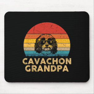 Retro Cavachon Opa Hondenliefhebber Paw Pa F Muismat