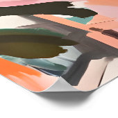 Retro Cavalier King Charles Spaniel Poster (Hoek)