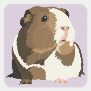 Retro cavia 'Betty' Stickers